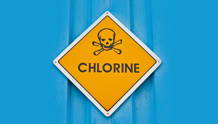 Effects of chlorinated water on the skin